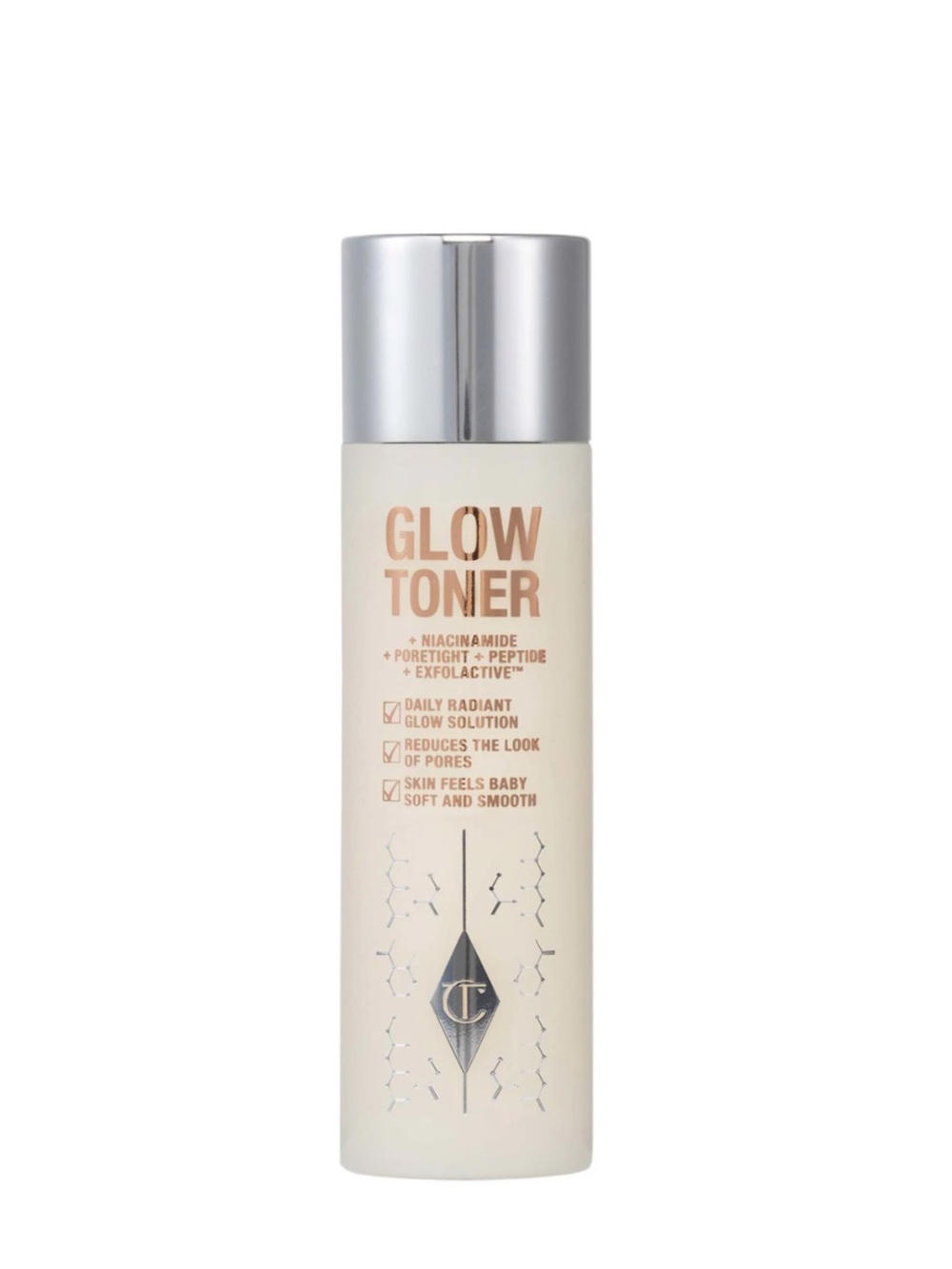 Charlotte Tilbury Glow Toner 5 oz Niacinamide Peptide PoreTight NEW Sealed